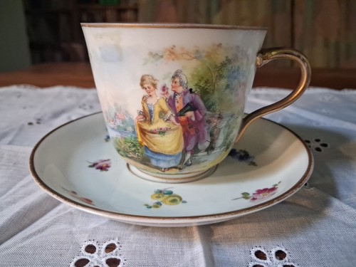 Seltene meissen mokkatasse mit - meissen,