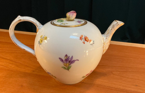 Meissen porzellan teekanne - porzellan,