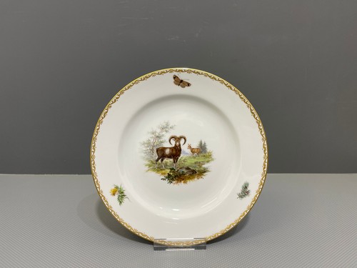 Meissen teller wildmalerei - meissen,