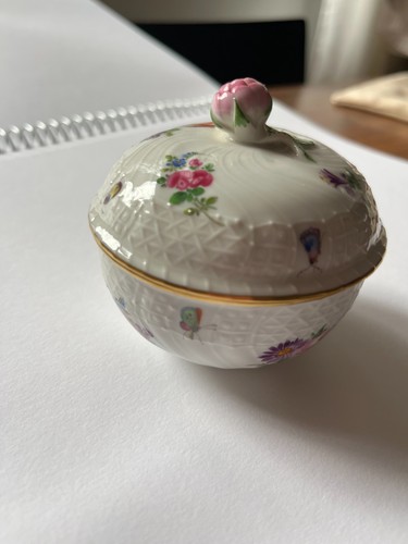 Zuckerdose meissen porzellan - zuckerdose,