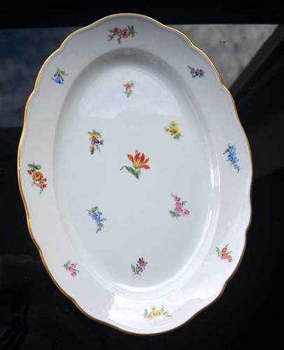 Meissen große servierplatte - meissen,