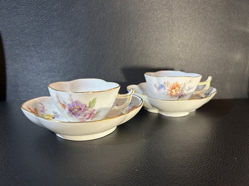 Zwei meissen mokka - gedecke,, 1