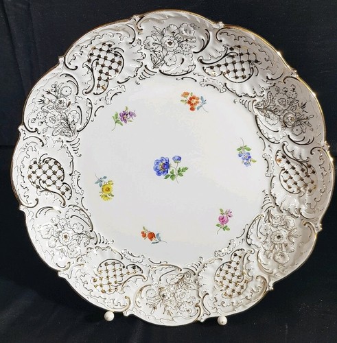 Meissen prunkteller - meissen,