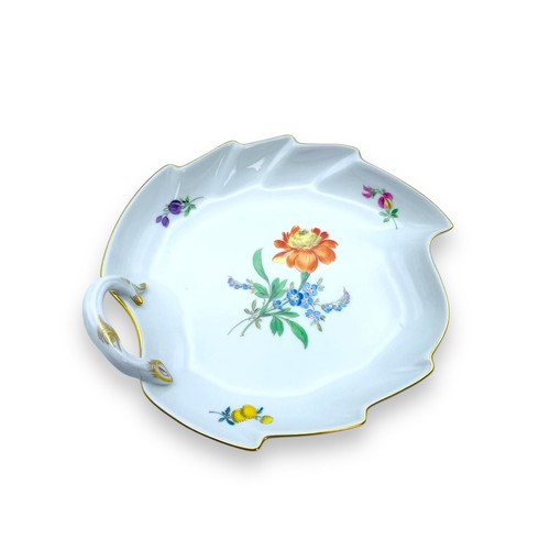 Meissen blattschale blume - blattschale,