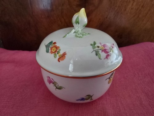 Zuckerdose meissen porzellan - 1,