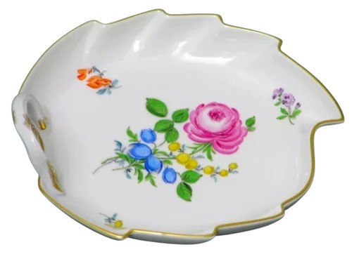 Meissen blattschale blume - blattschale, 3